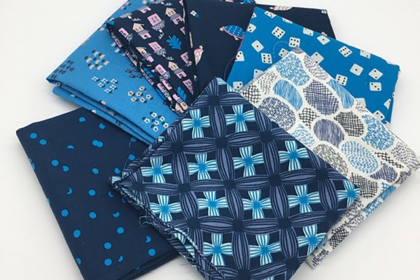 Fat Quarter Set Ruby Star Society Tarrytown Kimberly Kight navy