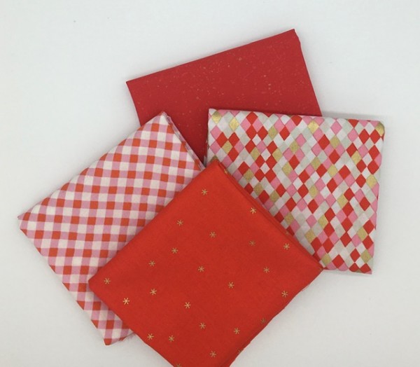 Fat Quarter Set Ruby Star Society simply red