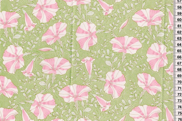 Tilda Gardenlife Striped Petunia green