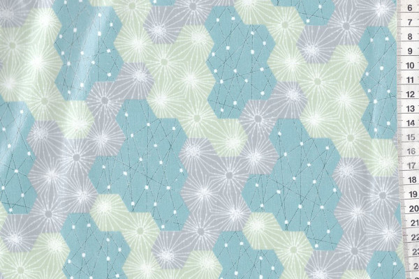 Wachstuch Tayutou by Fabric Uta Dewdrop mint