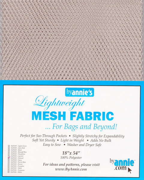 by annie's Mesh Fabric lightweight natural