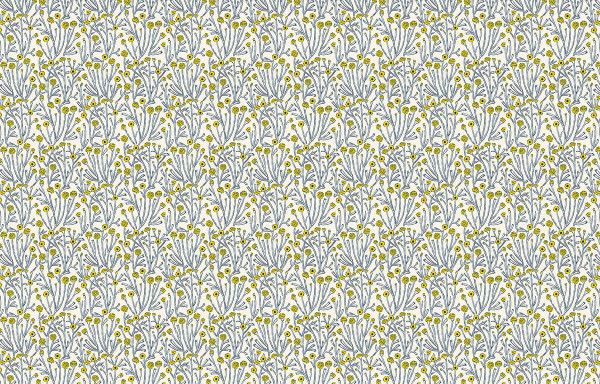 Prickley Pear by Emily Taylor stems navy