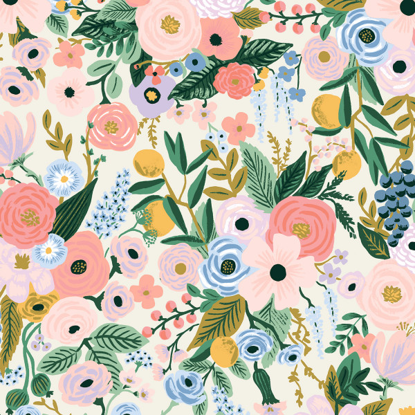 Cotton and Steel Orchard Garden Party Ivory