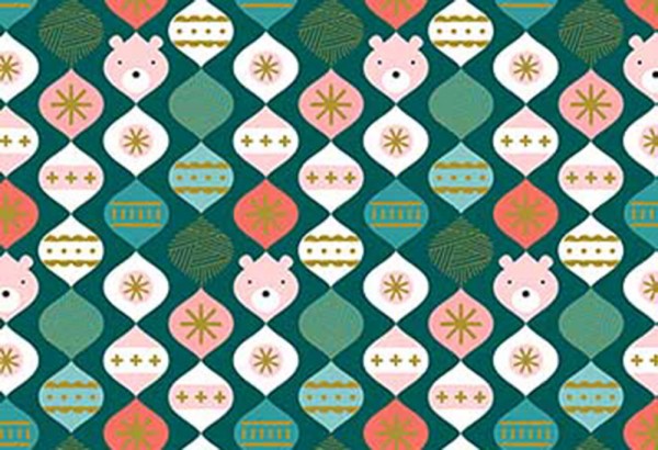 Polar Magic by Lemonni Bear Baubles green