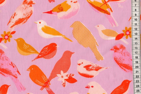 Ruby Star Society Social Birds Peony by Melody Miller