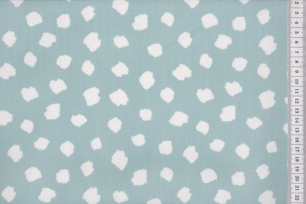 Wachstuch Dots hellblau