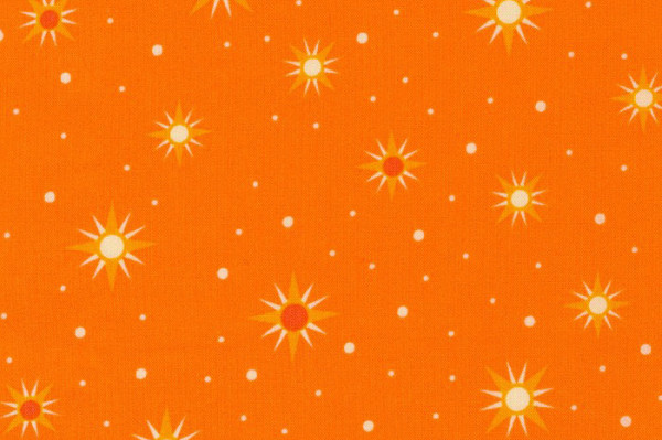 Elizabeth Hartman Planetarium Stars orange