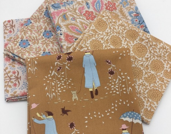Fatquarter Set Tilda WIndy Days camel