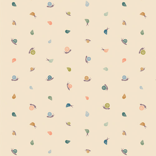 Art Gallery Suzy Quilts Evolve Slow Summer Shells Pearl