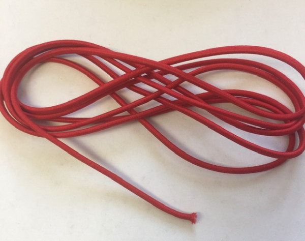 Elastic Kordel 3 mm rot