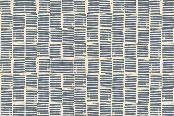 Ruby Star Society Heirloom by Alexia Marcelle Abegg - Stripe Stamp Blue Stat