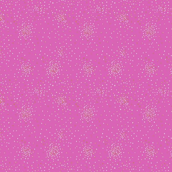 Cotton and Steel Basics - Clusters Perfect Pink Metallic