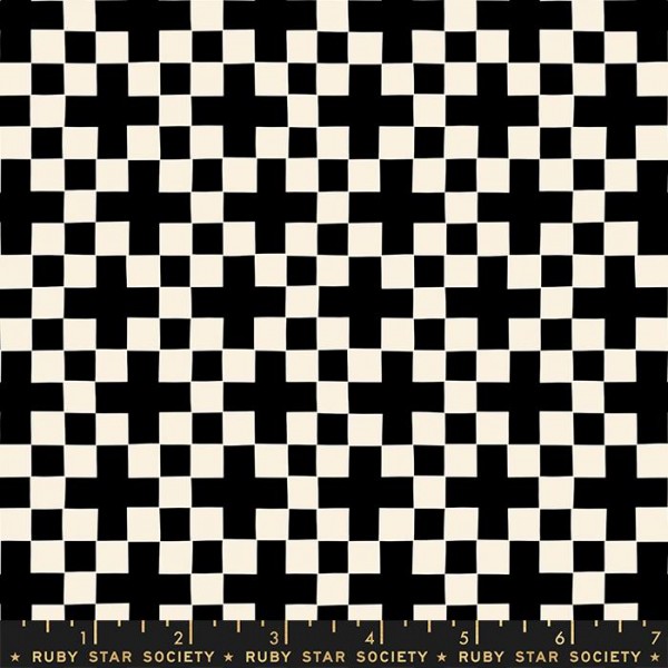 Ruby Star Society Achroma Checker Board black Kimberly Kight