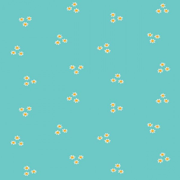 Ruby Star Society Melody Miller Flowerland Posies Florals turquoise