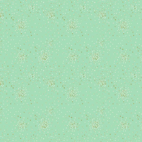 Cotton and Steel Basics - Clusters Ice Crystal Metallic