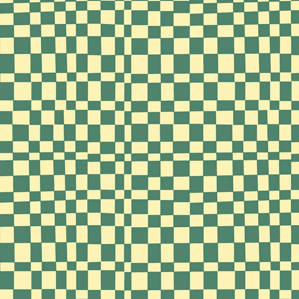 Annabel Wrigley Kaleidoscope Checker Agave/Vanilla Custard