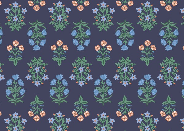 Camont by Rifle Paper Mughal Rose navy