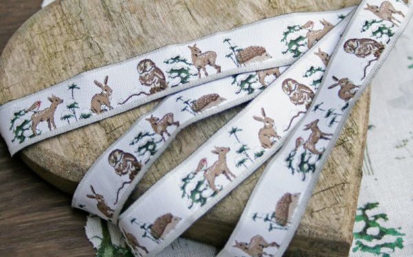 Webband Tiere im Winterwald