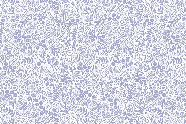Cotton and Steel Basics - Rifle Paper Co - Tapestry Lace Periwinkle