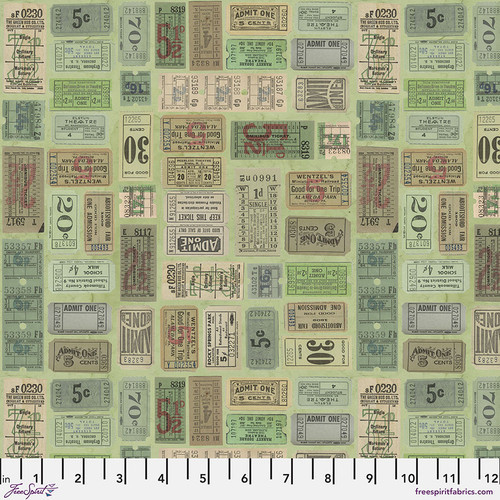 Tim Holtz Palette Green Tickets