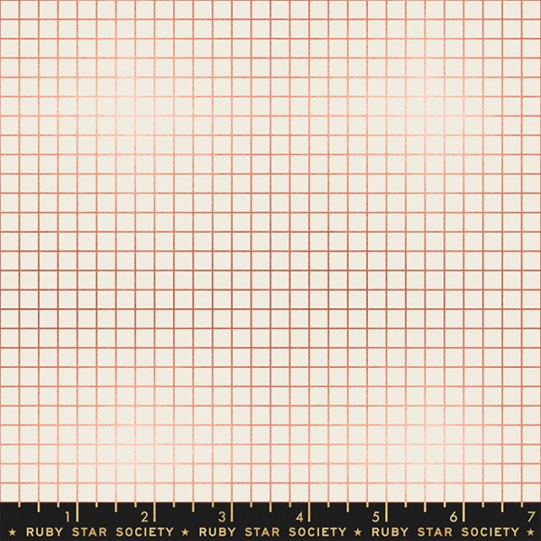 Ruby Star Society Kimberly Kight Grid Metallic Copper