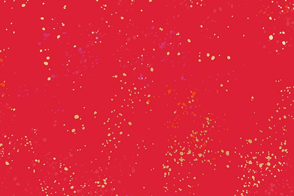 Ruby Star Society Rashida Coleman Hale Speckled Metallic New Scarlet 120