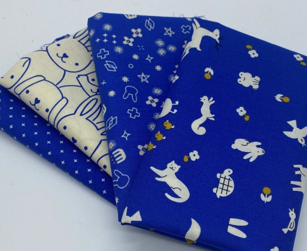 Fat Eight Bundle Ruby Star Society Woodland Park bluebell