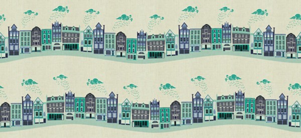 London Town by Sara Mulvanny London Town Kings Road - Teal