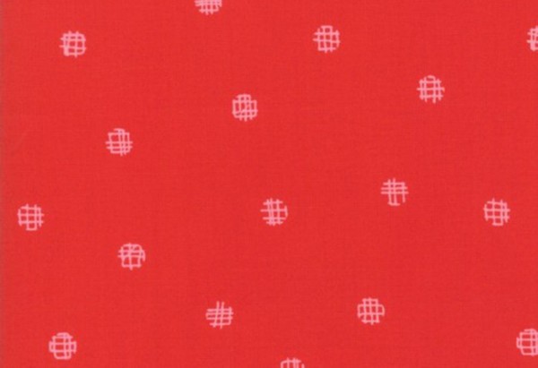 Just Red by Brigitte Heitland Cross my dots red