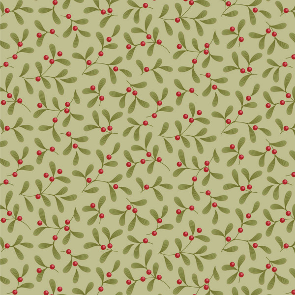 VORBESTELLUNG Tilda Merry Little Christmas Holly Mistletoe Pistacio