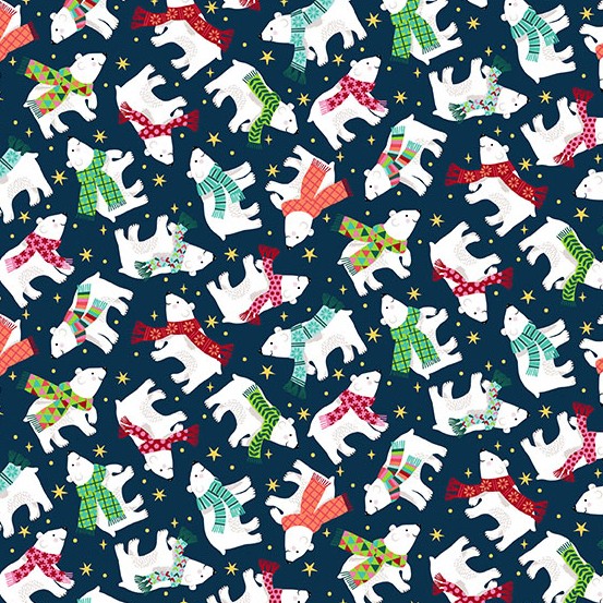 Santa Express Polar-Bear-Navy