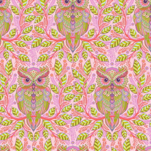 Tula Pink Full Moon Forest II Hootie Patootie Honey