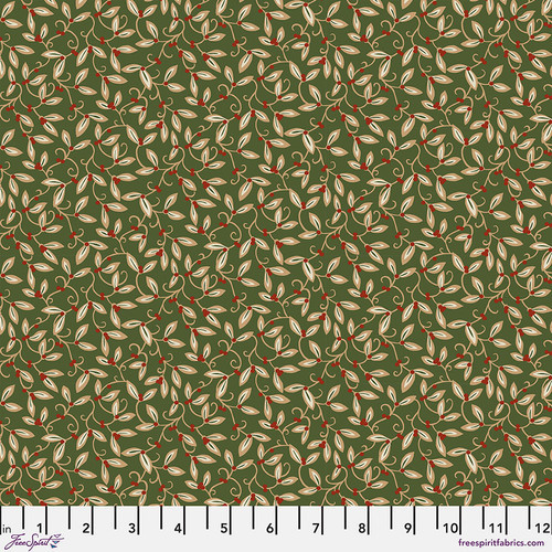Morris & Co. The Cotswold Holiday Collection Mistletoe Green