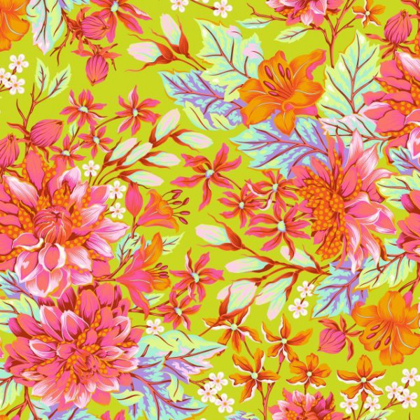 Tula Pink Untamed Hello Dahlia Moonbeam