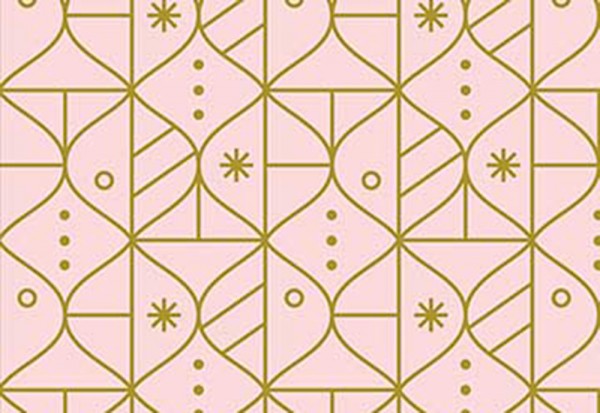 Polar Magic by Lemonni Metalllic Ornaments rosé