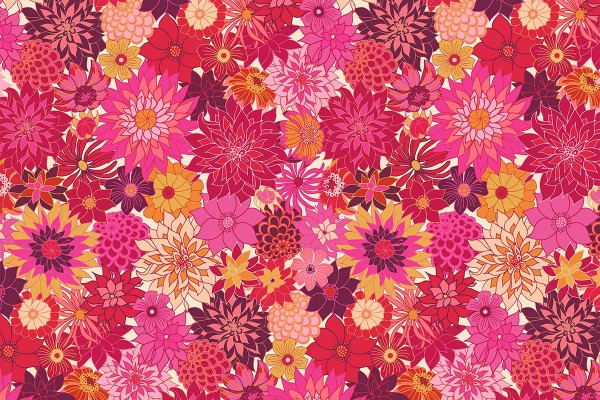 Happiness by Pippa Shaw Red Dahlias