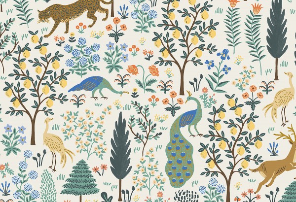 Camont by Rifle Paper Menagerie Cream Metallic
