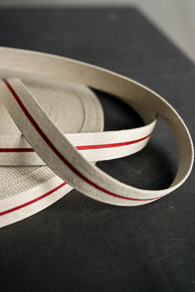 Gurtband Long Road Red 30 mm