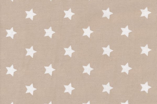 Wachstuch Star Big Beige