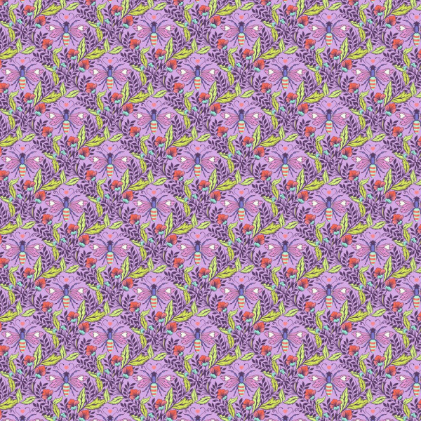 Tula Pink Full Moon Forest II Shake your Honey Maker Blossom