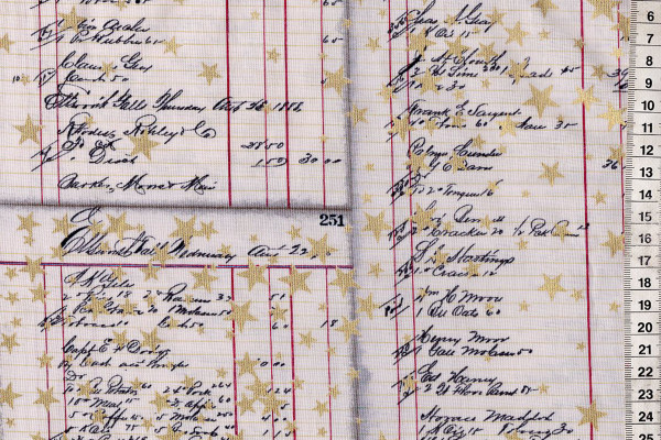 Tim Holtz Eclectic Yuletide Christmas List Neutral
