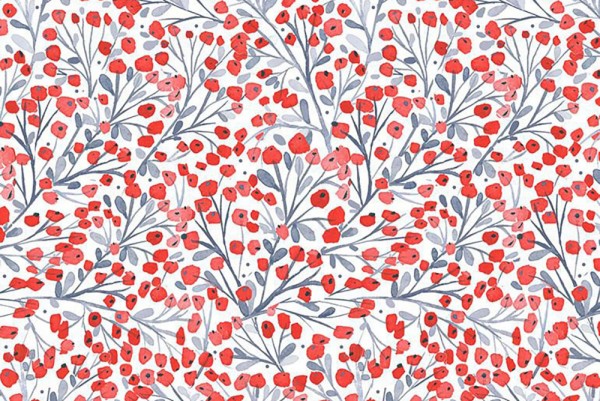 Dear Stella Snow Much Fun Clara Jean Holiday Berries white