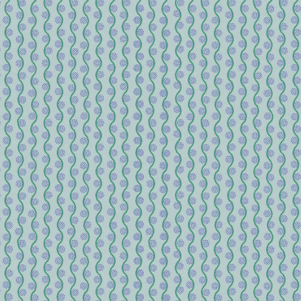 Cotton and Steel Rifle Paper Curio Thistle mint