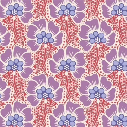 Tilda Cotton Beach - Ocean Flower Coral