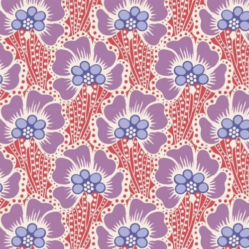 Tilda Cotton Beach - Ocean Flower Coral