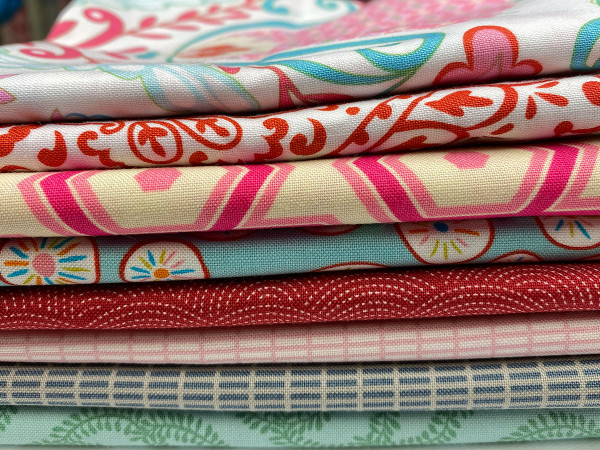 Fat Quarter Set multi colour 4
