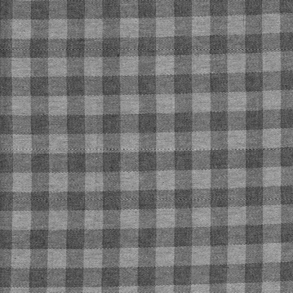 Acufactum Webstoff Karo Schwarz-Grau
