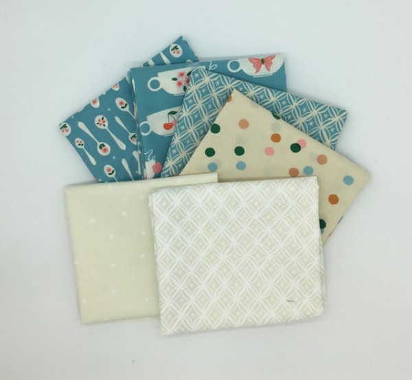 Fat Quarter Set Ruby Star Society Camellia Melody Miller shell/sky