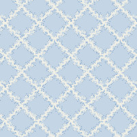 Rifle Paper Dahlia Latice Blue