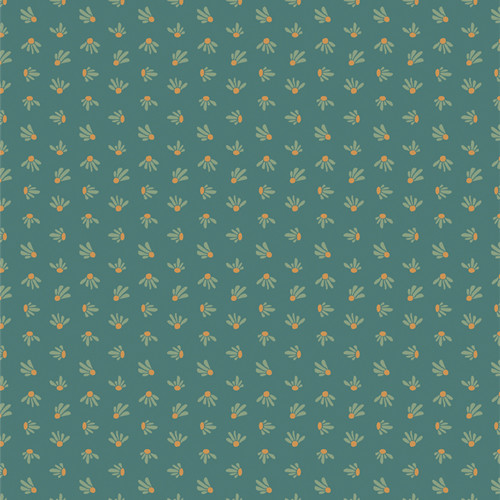 Art Gallery Suzy Quilts Evolve Coneflower Hemlock